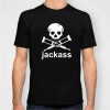 Tricou Barbati Rock Punk Jackass Johnny Knoxville Cadou Funny Bumbac S-XXL Negru Alb Rosu