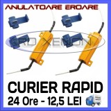 ANULATOR EROARE REZISTOR CANBUS 35W 12 OHM - SEMNALIZARE POZITIE STOP MARSARIER, Universal