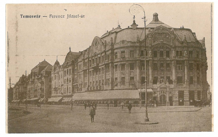 1563 - TIMISOARA, street Francisc Iosif - old postcard - unused