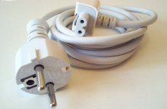 Prelungitor Cablu Tensiune cu Adaptor priza EU pt. incarcator Apple MacBook Pro Air iPhone iPod iPad iPad2 foto