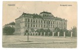 181 - TIMISOARA, High School - old postcard - used - 1915, Circulata, Printata