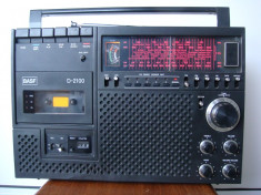 VINTAGE RADIO CASETOFON BASF D-2100 foto