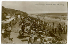 379 - CONSTANTA, plaja orasului - old postcard - unused foto