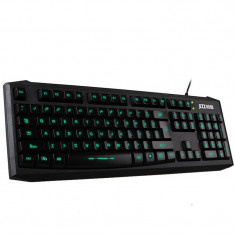 Tastatura Jizz GX10 Gaming, iluminare LED verde, 8 taste de schimb,USB, noua. foto