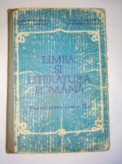 Limba si literatura romana, manual pentru clasa a IX-a , 1981 foto
