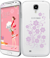 Samsung Galaxy S4 i9500 Octa-Core = editie White la Fleur = NOU = CUTIE SIGILATA foto