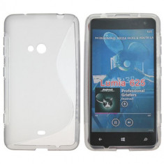Husa gri silicon Nokia Lumia 625 + foto