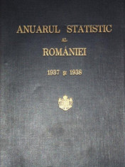 ANUARUL STATISTIC AL ROMANIEI 1937 SI 1938 foto