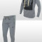 Trening - Nike - Black and White edition - Gri - Pantaloni Pana - Din Bumbac - Masuri S M L L/XL B93