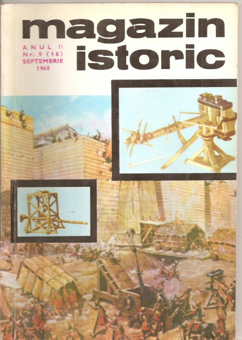 (C5168) MAGAZIN ISTORIC ANUL II, NR. 9 (18), SEPTEMBRIE 1968