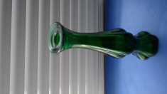 Avon Emerald-Sticla verde parfum-nu are capac-20cm inaltime-poate fi fol ca vaza foto