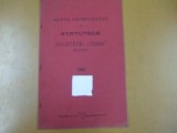 Actul constitutiv si statutele societatii Vedea Slatina 1908