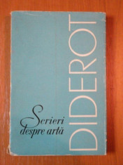 SCRIERI DESPRE ARTA de DENIS DIDEROT, 1967 foto