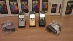 Nokia 8850 (predecesorul lui 8800) , nou , 0 minute , acumulator neformatat, liber de retea , gold / silver / black + incarcator foto