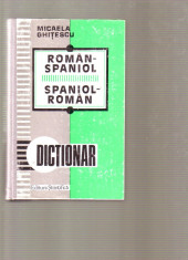 Dictionar roman spaniol,spaniol roman foto