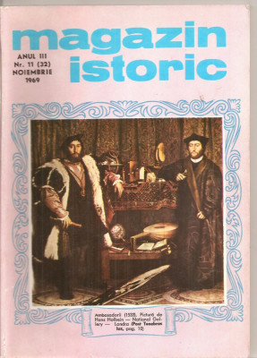 (C5158) MAGAZIN ISTORIC ANUL III, NR. 11 (32), NOIEMBRIE 1969 foto