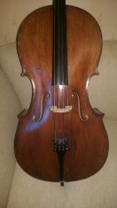 Violoncel Cello Intreg 4/4 pre-1900 cu 2x Arcus Model Antonius Stradivarius Cremonensis 1723 ! foto