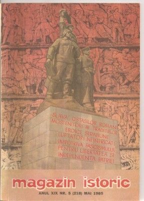 (C5153) MAGAZIN ISTORIC ANUL XIX, NR. 5 (218), MAI 1985 foto