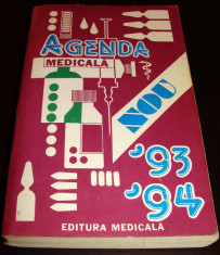 AGENDA MEDICALA &amp;#039;93 / &amp;#039;94 foto