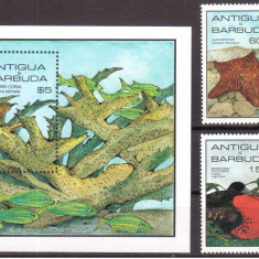 ANTIGUA&amp;BARBUDA 1985, Fauna, serie neuzata, MNH