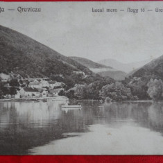 Carte postala - Oravita - Lacul mare - Banat - Circulata