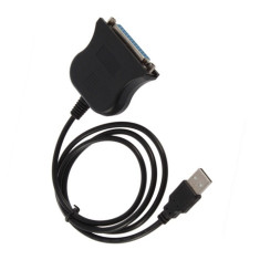 Cablu de imprimanta paralel USB la DB25 (Parallel Printer Cable Adapter Cord Converter Adaptor Convertor Paralel 25 pin pini) foto