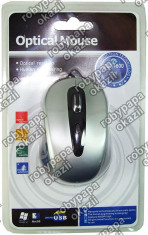 Mouse optic, cu fir, 4 butoane, 1600 dpi, interfata USB 01042 foto