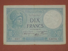 Franta 10 Francs 1941 VF+++ foto