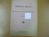 Conditii speciale pentru aprovizionarea materialelor de intret. a soselelor 1923, Alta editura