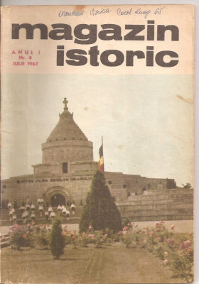 (C5177) MAGAZIN ISTORIC ANUL I, NR. 4, IULIE 1967 foto