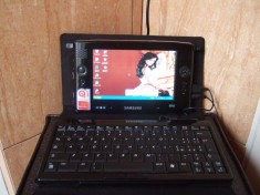 Mini Laptop Tableta Samsung NP-Q1 [cu tastatura si husa din piele] foto