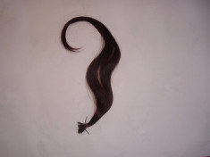 EXTENSIE PAR BRUNET, NATURAL, 65 CM, PRET SPECIAL! foto