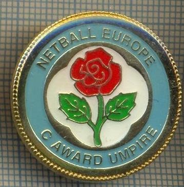 1484 INSIGNA - NETBALL EUROPE - C AWARD UMPIRE -starea care se vede foto
