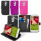 Toc/Etui Husa Flip Piele Eco- &quot;MOV&quot;- Book Wallet--- LG G2 Mini ----