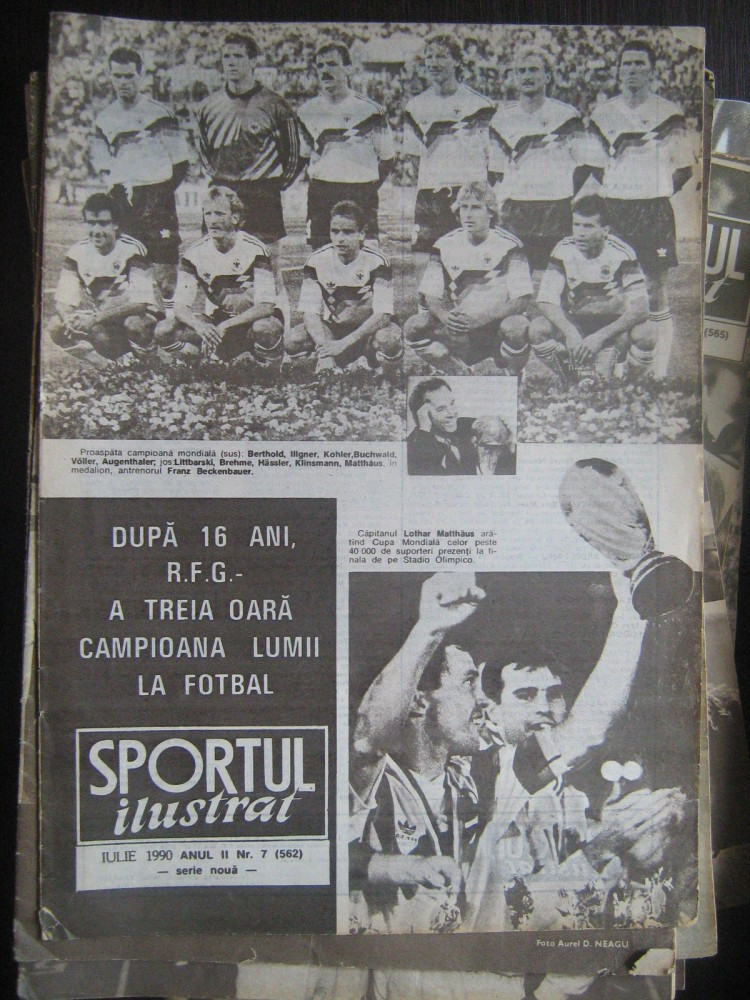 Revista Sport (nr.7,mai 1990) - Romania la Cupa del Mondo 1990 | arhiva  Okazii.ro