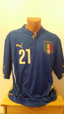 PE STOC *** Autentic 2015 *** Tricou Original ITALIA NR.21 PIRLO - Sezon 2015 - PUMA- TRICOURI FOTBAL DE CLUB - Orice Nume GRATUIT foto