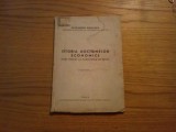 ISTORIA DOCTRINELOR ECONOMICE - Partea I - Alexandru Hallunga -1944, 107 p.