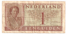 OLANDA 1 GULDEN 1949 U foto