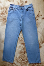 Blugi Calvin Klein Jeans; marime 32 (W) / 32 (L): 83 cm talie, 106.5 cm lungime foto