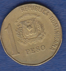 Republica Dominicana 1 peso 1992 foto