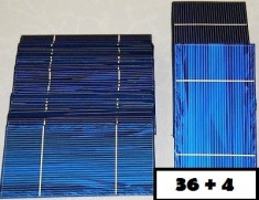 Kit complet celule fotovoltaice pt. panouri fotovoltaice de 65W, 36 + 4 celule grad A foto