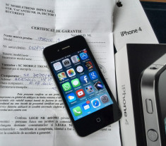 Iphone 4 NEVERLOCKED Black 16 GB Functioneaza si arata impecabil. POZE REALE !!! foto