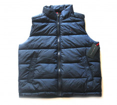 Vesta Tommy Hilfiger navy masura M si L cu 50% discount foto