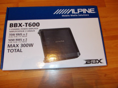 Amplificator auto Alpine BBX-T600 - Nou foto
