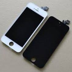 Lcd iPhone 5S albe negre / display / digitizer / touchscreen / ecran