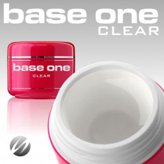 gel uv Base One Silcare Polonia 3 in 1 ORIGINAL, transparent 5 ml, gel monofazic pentru unghii false, IMPORTATOR DIRECT foto