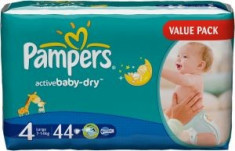 Pampers marimea 4 - 44 bucati foto