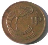 G5. IRLANDA 1 PENNY 1980, 3.56 g., Bronze, 20.3 mm **