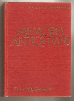 Memoria Antiqvitatis 1972-1973 foto