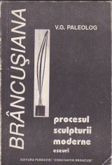 V. G. PALEOLOG - PROCESUL SCULPTURII MODERNE ( ESEURI ) foto